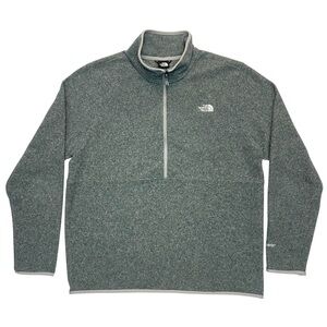 The North Face Sweater Mens XL Gray Alpine Polartec Pullover 1/2 Zip Fleece